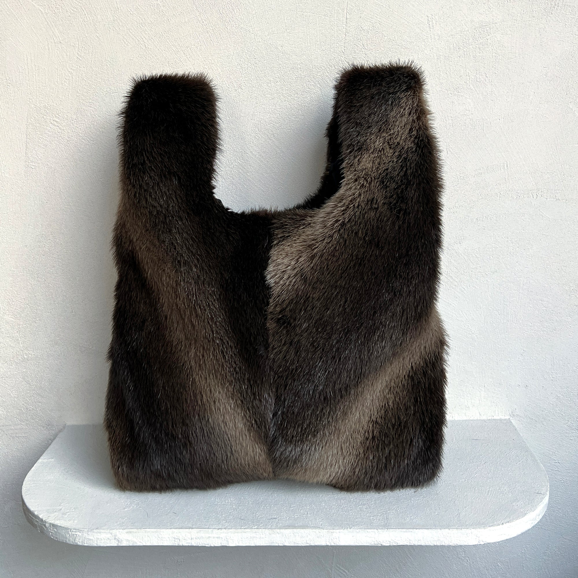COOKIE BAG •  GRANNY DARK BROWN SHAGGY