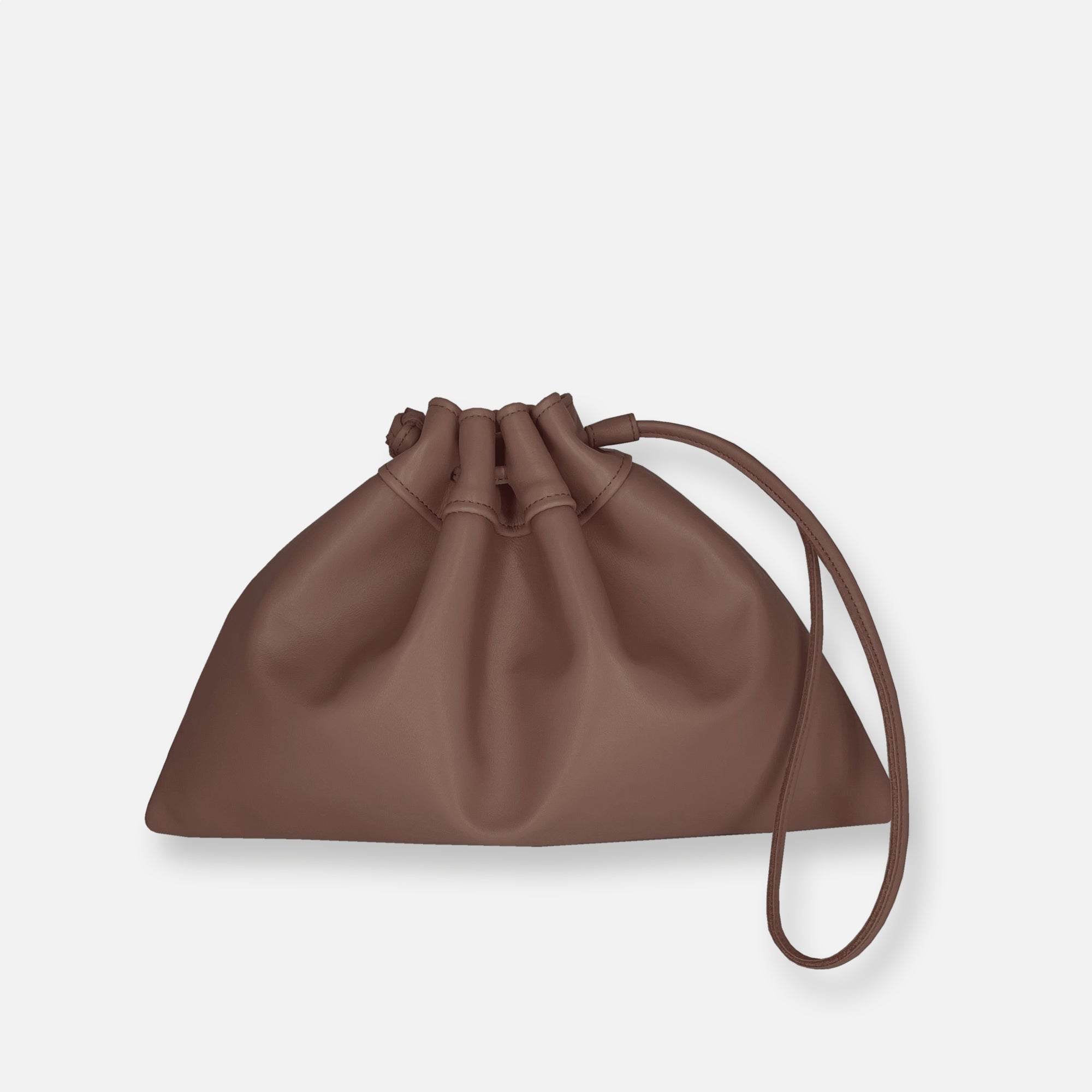 BIG CLACLA  CLUTCH • CARAMEL BROWN