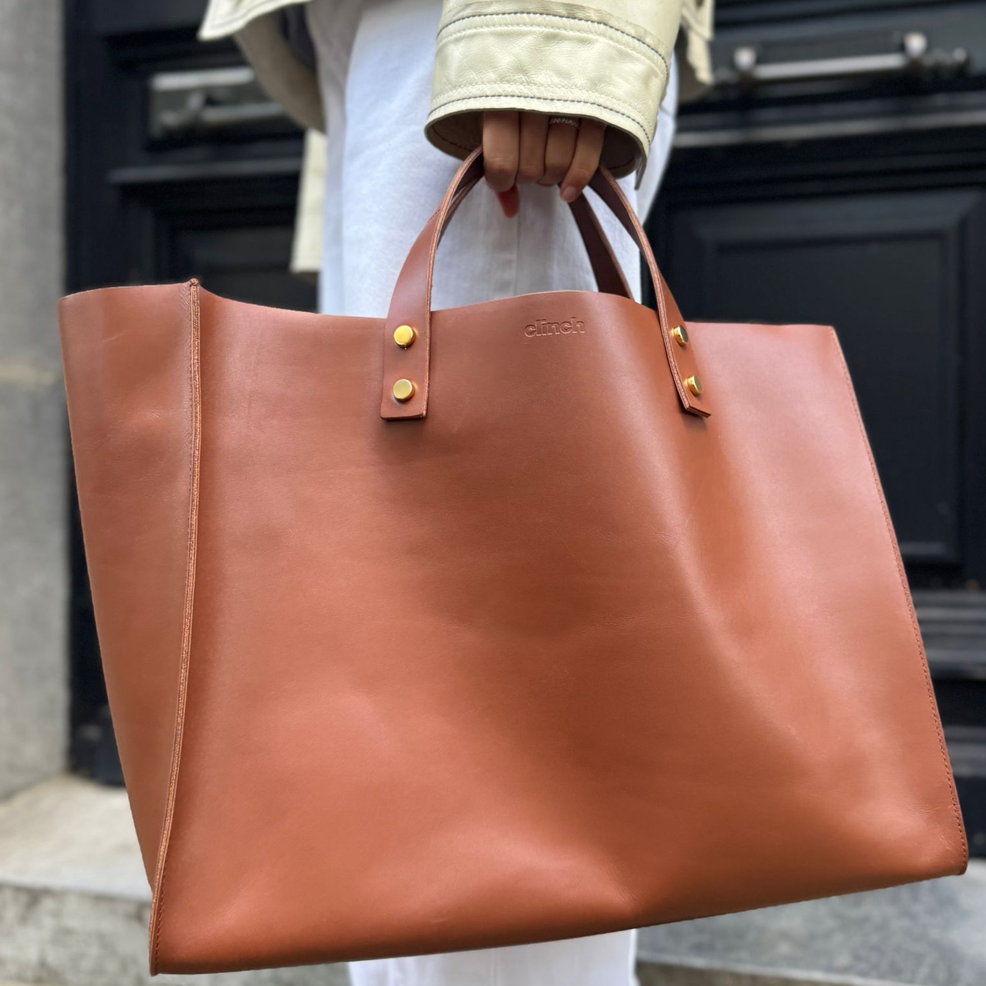 BAZAR TOTE BAG • CARAMEL