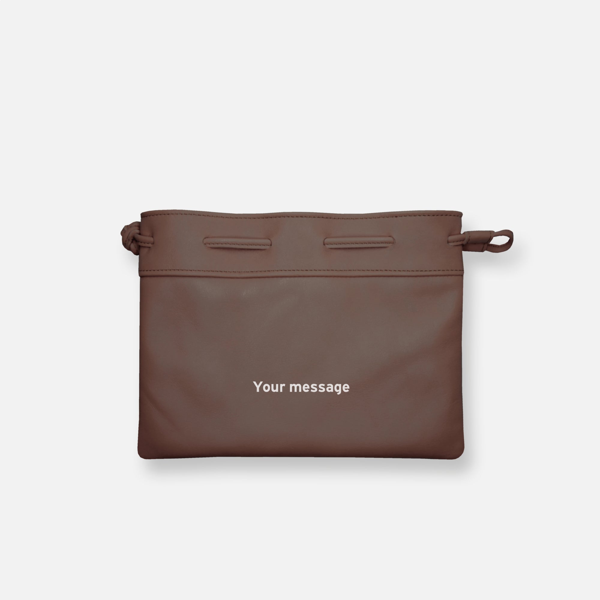 CLACLA  CLUTCH • CARAMEL BROWN