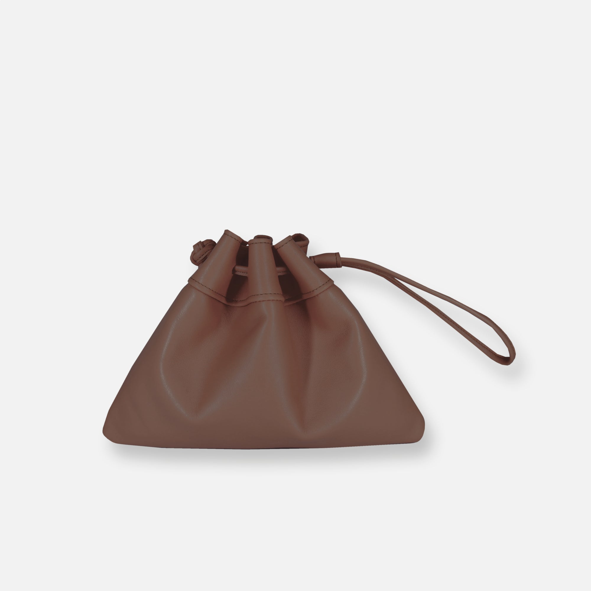CLACLA  CLUTCH • CARAMEL BROWN
