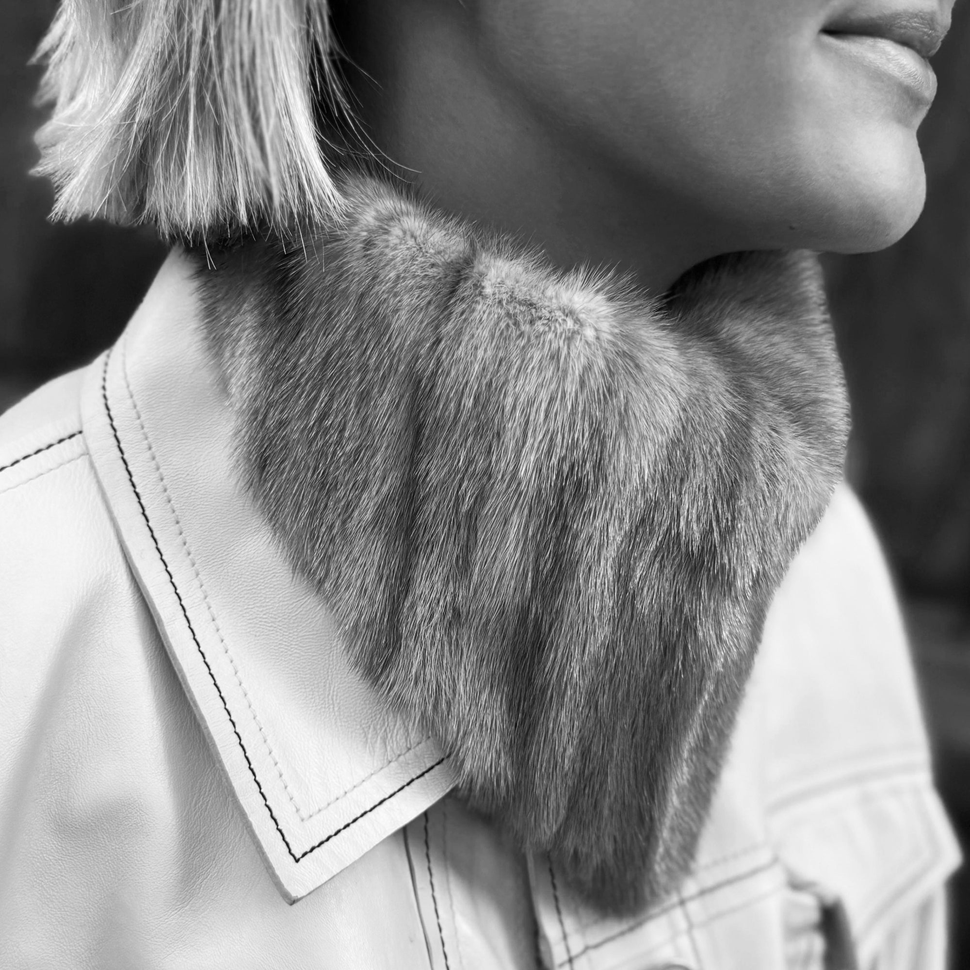 COWBOY SCARF •  GRANNY'S FUR