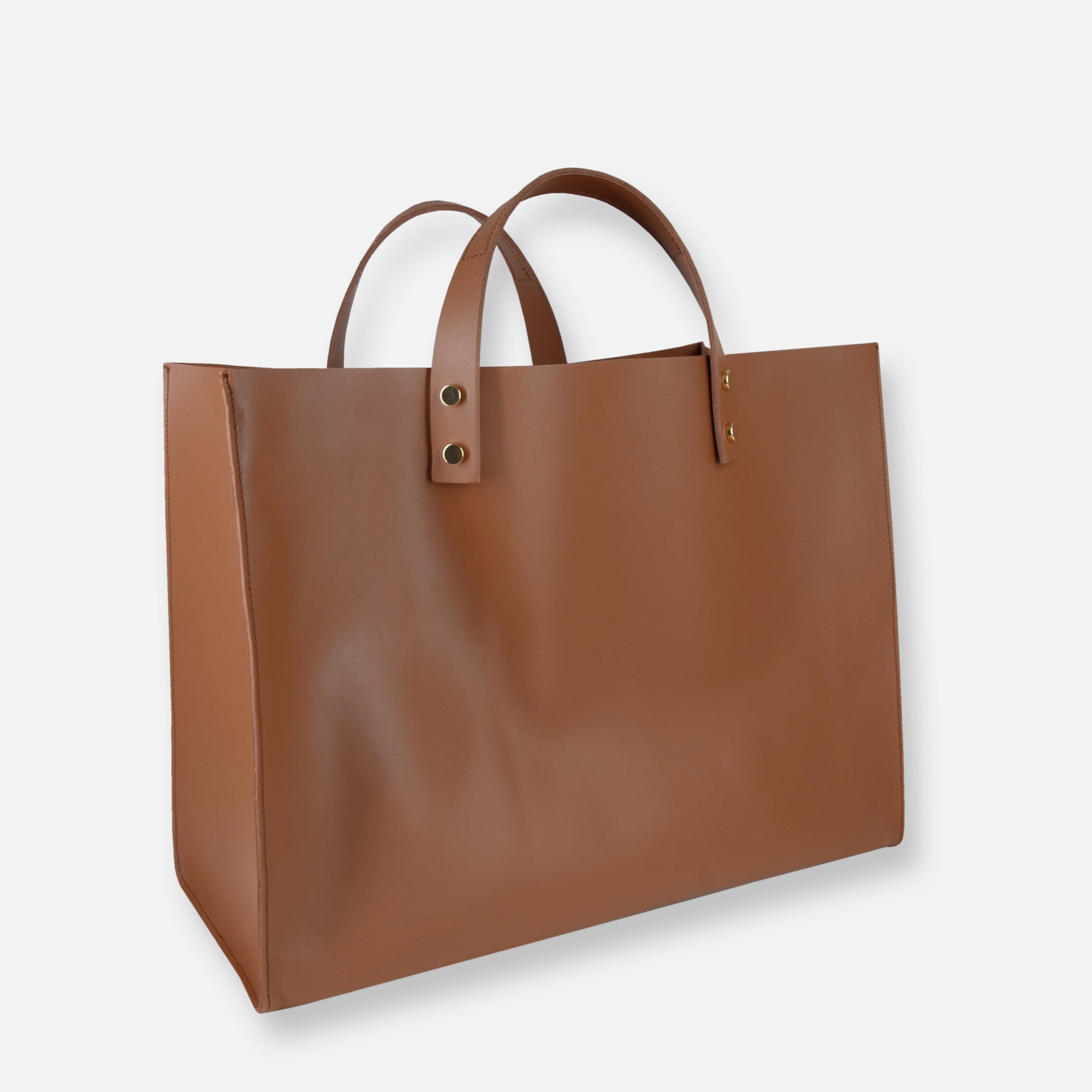 BAZAR TOTE BAG • COGNAC