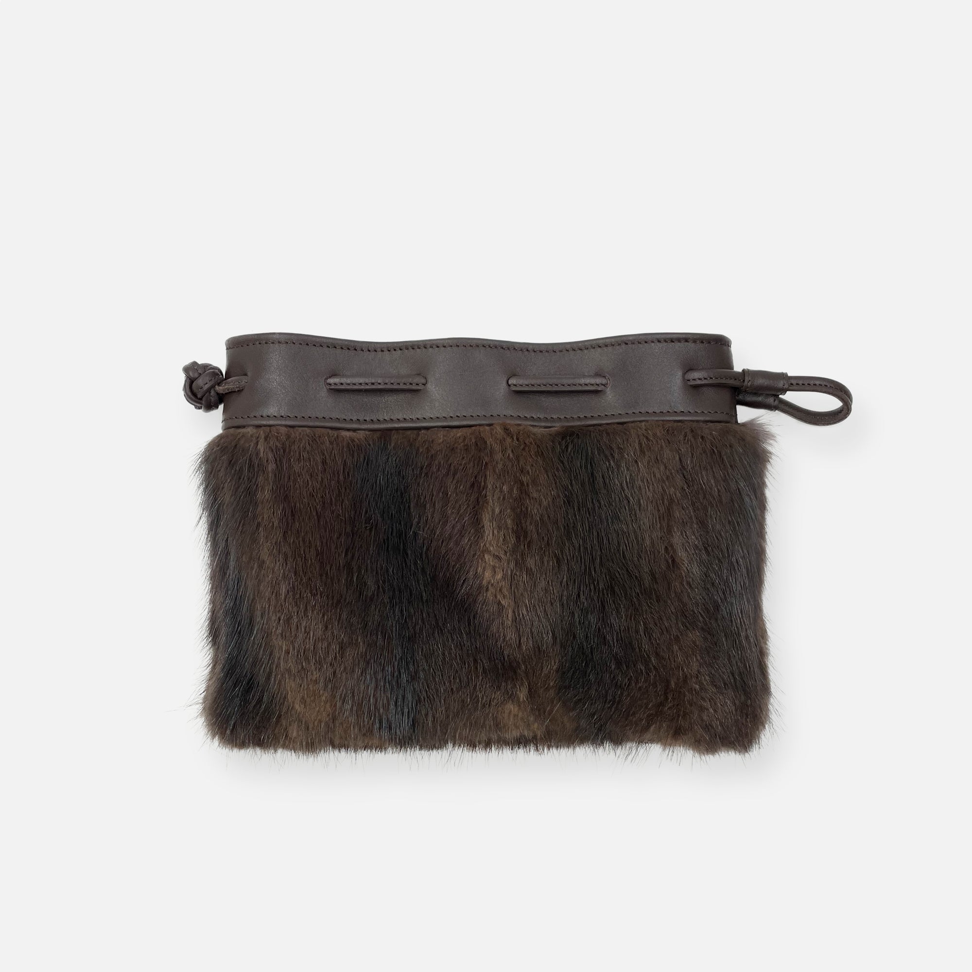 CLACLA CLUTCH •  GRANNY DARK BROWN