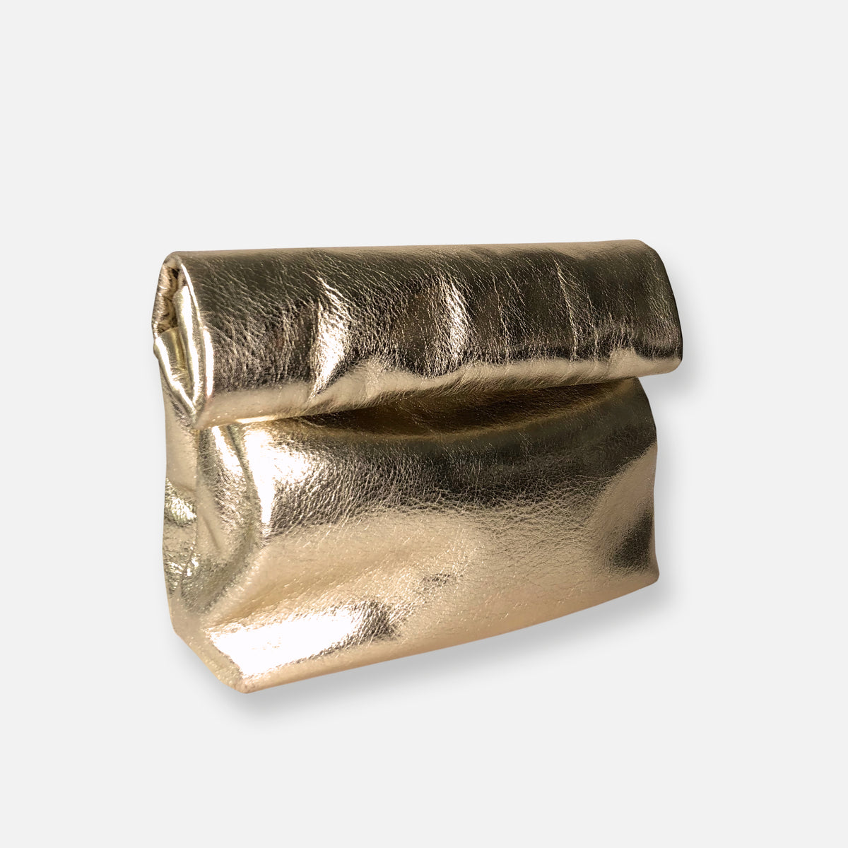 KRAFT CLUTCH  •. METALLIC GOLD