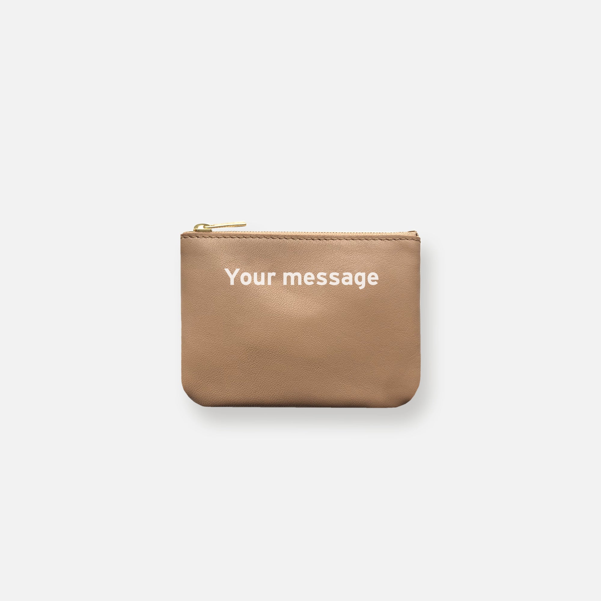 MINI MESS POUCH • CAFE AU LAIT